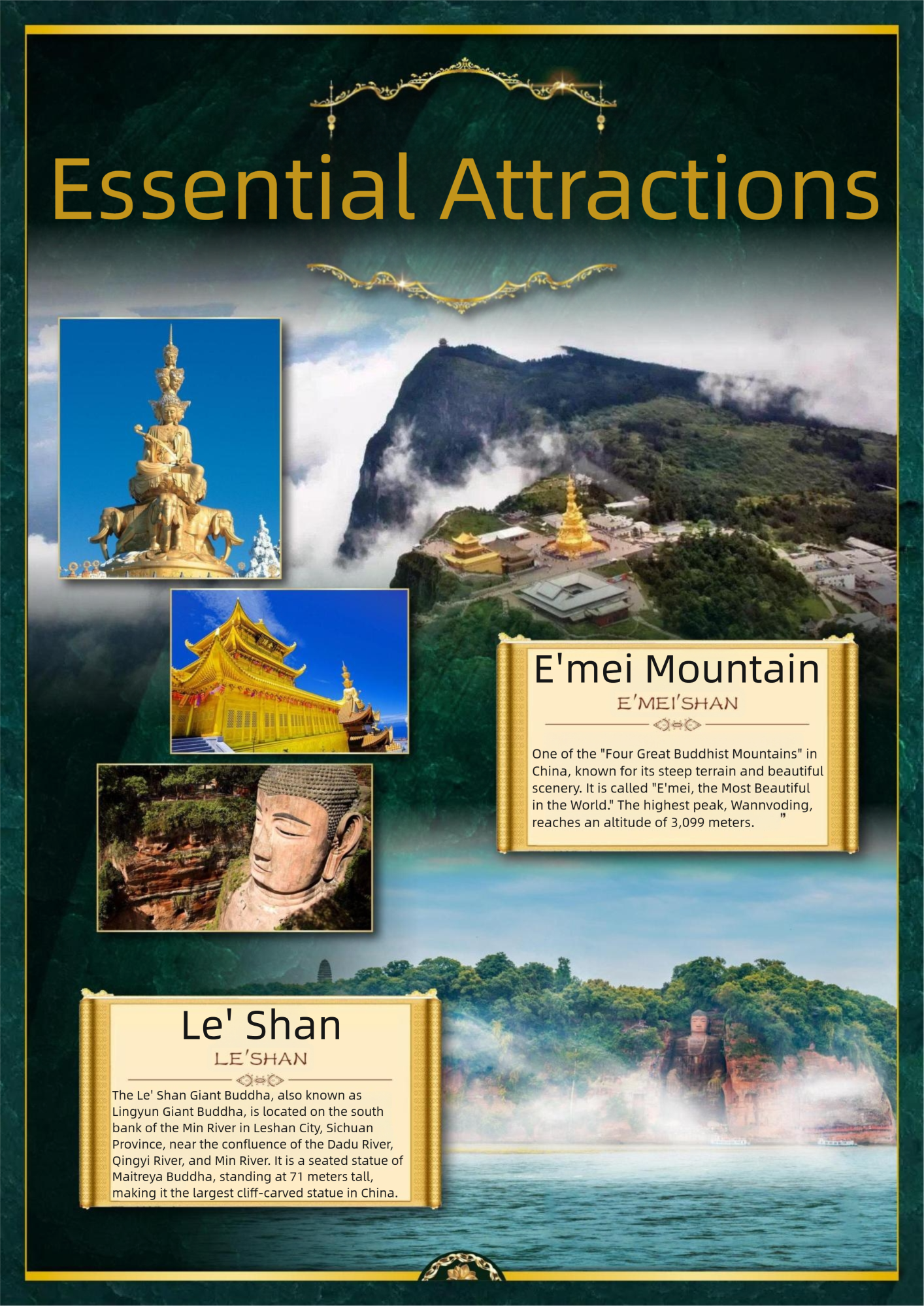 Jiuhuang, E'le, Duying 7 days 6 nights