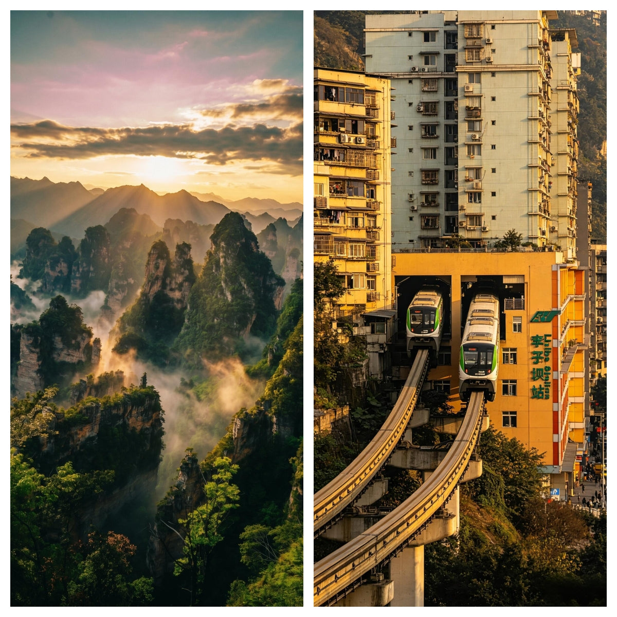 8D9N Zhangjiajie Chongqing